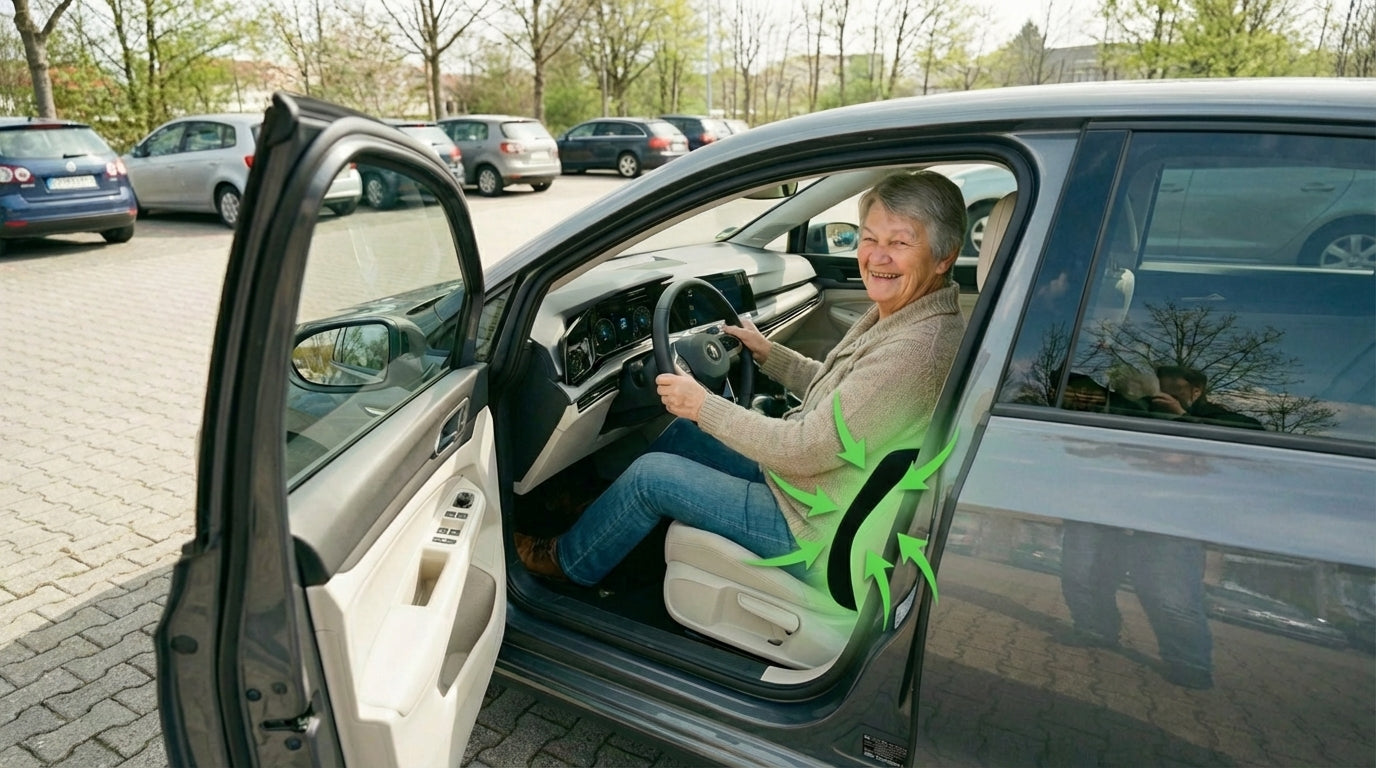 Ergonomisches Lendenkissen mit Memory-Schaum